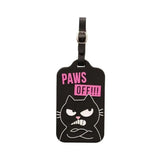 Ed the Cat - Kofferlabel Paws Off | Fantastic Gifts Shop