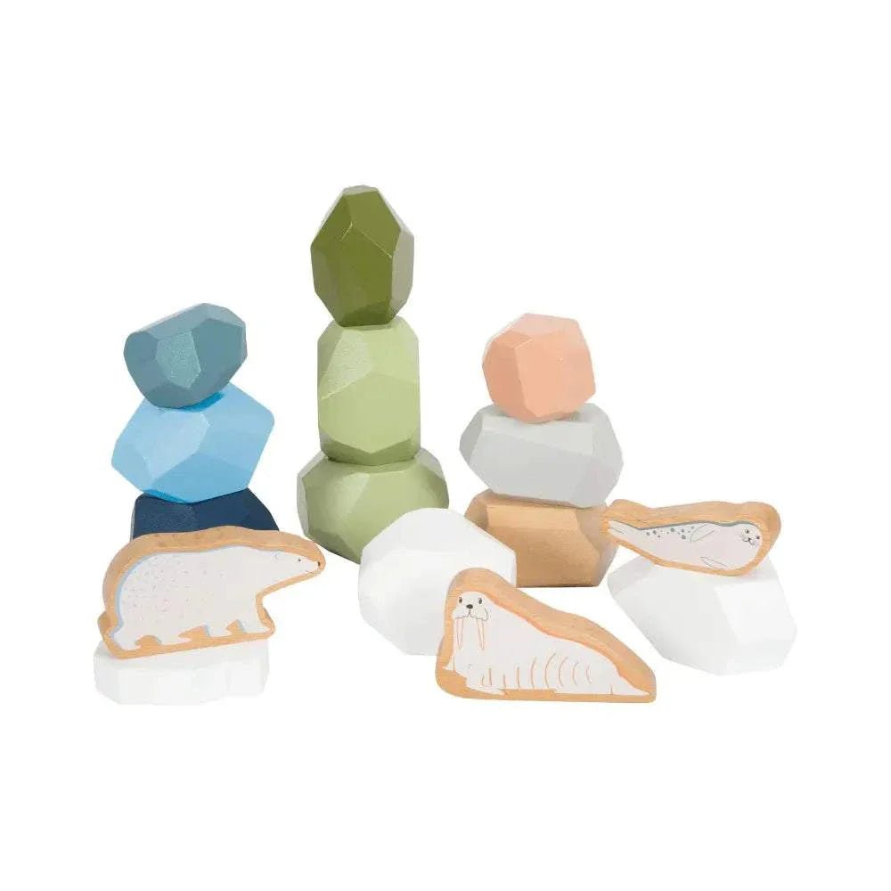 Houten Balans Blokken Noordpool | Fantastic Gifts Shop