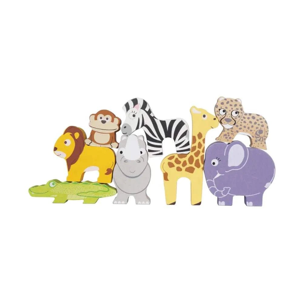 Houten Stapeldieren - Safari | Fantastic Gifts Shop