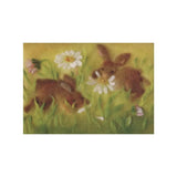 Kaart - Konijntjes in het gras | Fantastic Gifts Shop