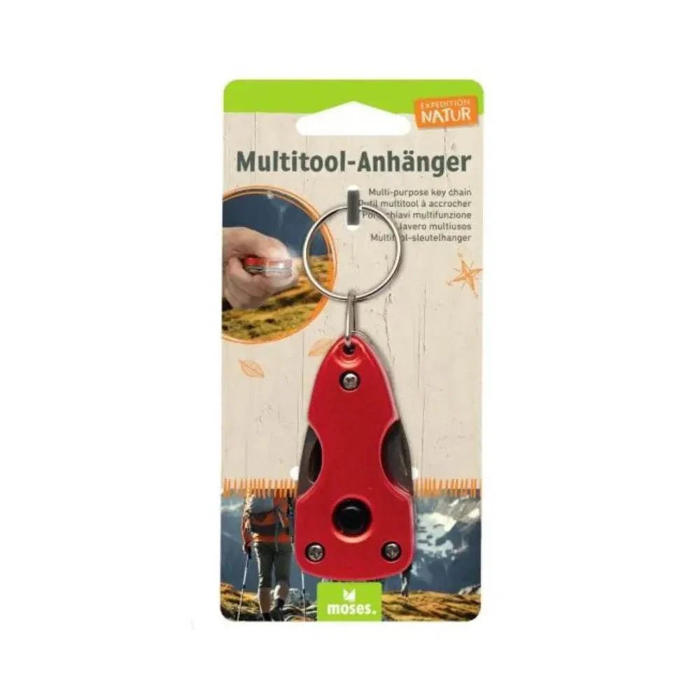 Multitool - Sleutelhanger Rood | Fantastic Gifts Shop