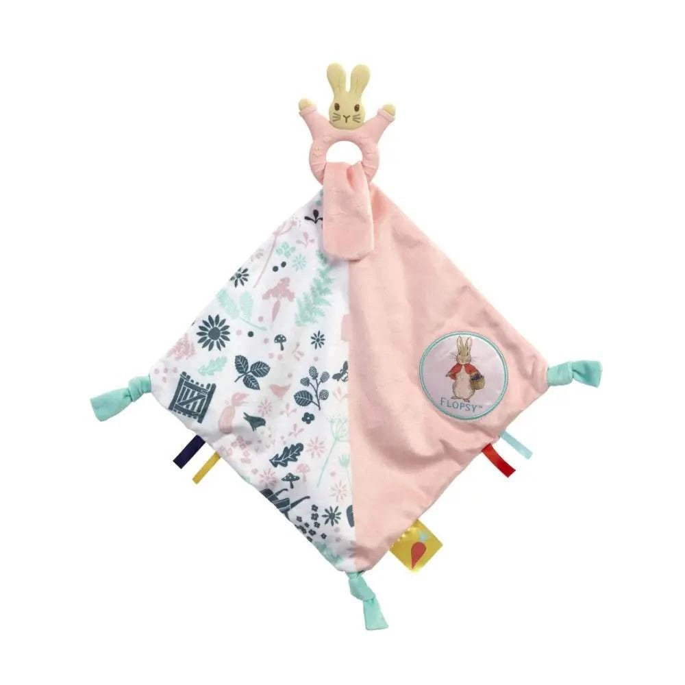 Pieter Konijn - Bijtring & Doekje Roze | Fantastic Gifts Shop