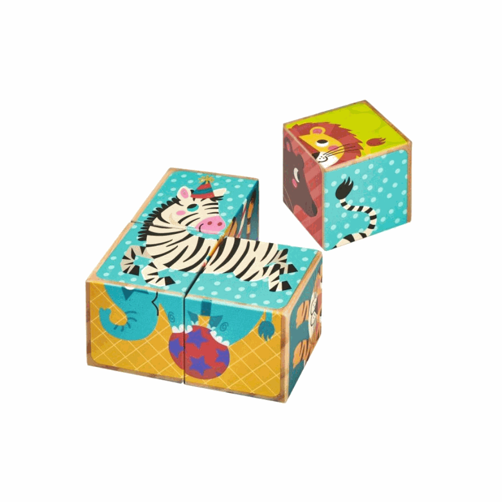 Blokpuzzel - Circusvriendjes | Fantastic Gifts Shop