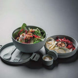 ECO Dinner Set - Donker Grijs | Fantastic Gifts Shop