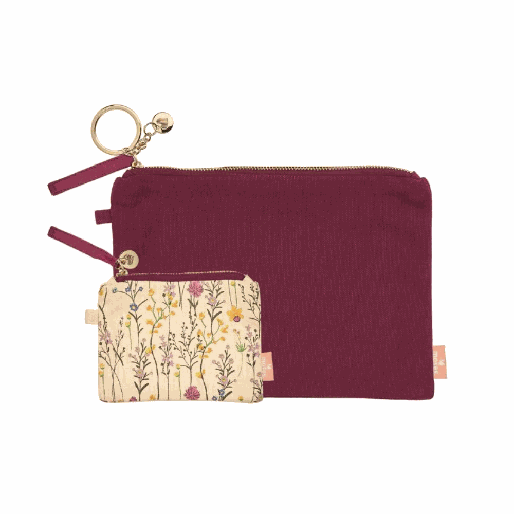 Etui "Bloemen" (Set van 2) | Fantastic Gifts Shop